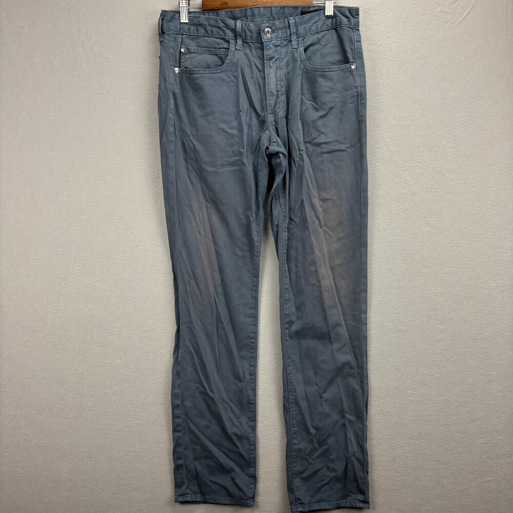 Bonobos Mens Slim 5 Pocket Pants Tag32x32 Actual32x31 Gray Made in USA Stretch